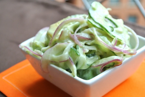 Cucumber - Avocado Salad